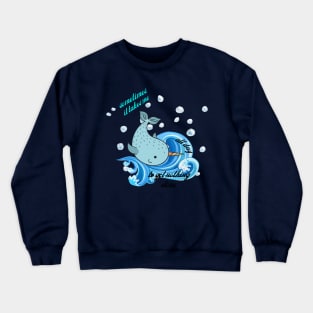 Dolphin - Sometimes It Takes Me All Day To Get Nothing Done Crewneck Sweatshirt